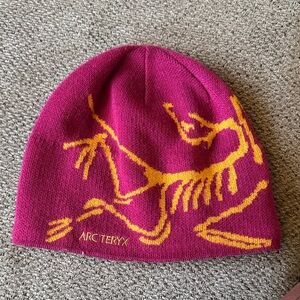 Arc'teryx Bird Head Toque Pink and Yellow